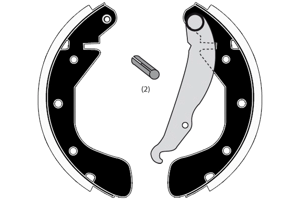Jeu de mâchoires de frein RAICAM RA26790