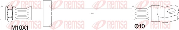 Flexible de frein REMSA G1904.02
