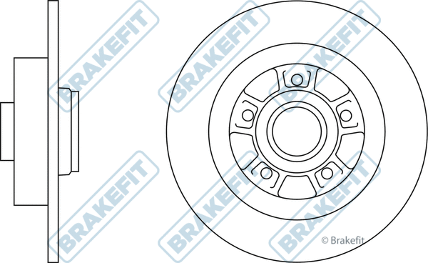 Disque de frein APEC SDK6375