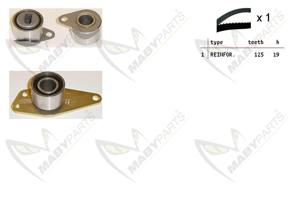 Kit de courroie crantée MABYPARTS OBK010362