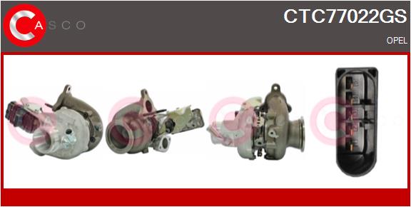 Turbocompresseur, suralimentation CASCO CTC77022GS
