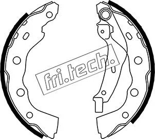 Jeu de mâchoires de frein fri.tech. 1064.170