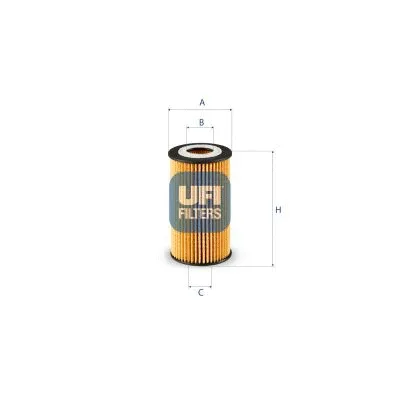 Filtre à huile UFI 25.249.00