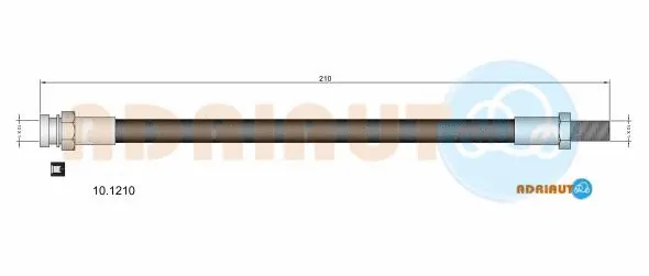 Flexible de frein ADRIAUTO 10.1210