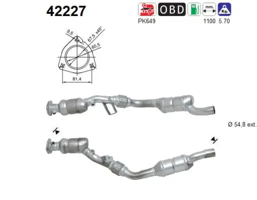 Catalyseur AS 42227