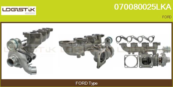 Turbocompresseur, suralimentation LGK 070080025LKA