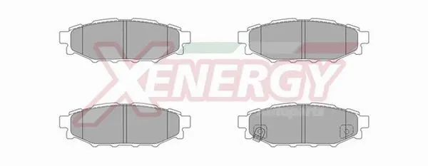 Kit de plaquettes de frein, frein à disque AP XENERGY X40948