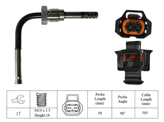 Capteur, température des gaz LEMARK LXT143