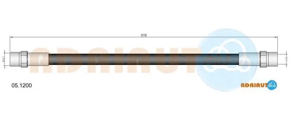 Flexible de frein ADRIAUTO 05.1200