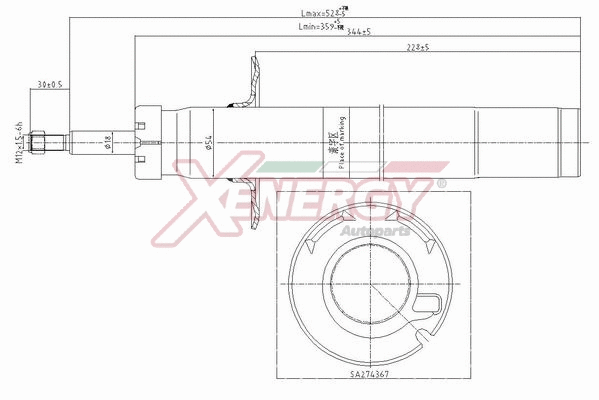 Amortisseur AP XENERGY X717341