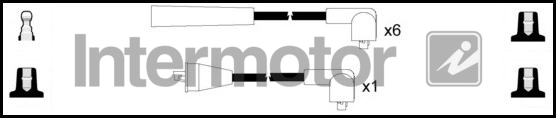 Kit de câbles d'allumage INTERMOTOR 73566