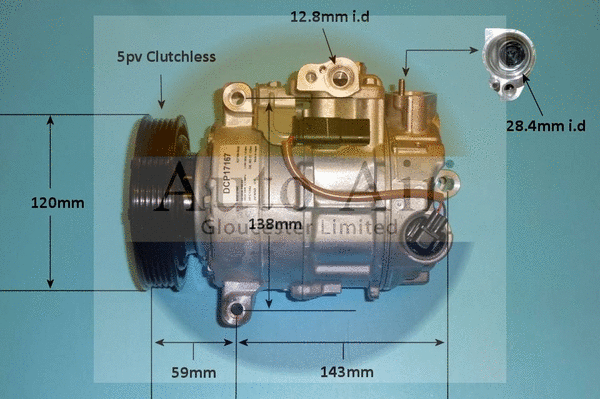 Compresseur, climatisation AUTO AIR GLOUCESTER 14-1285