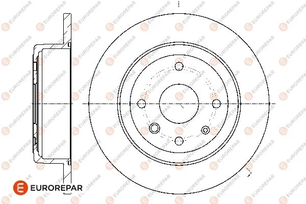 Disque de frein EUROREPAR 1667871180