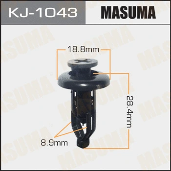 Clip, enjoliveur MASUMA KJ-1043