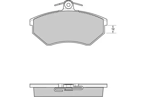 Kit de plaquettes de frein, frein à disque E.T.F. 12-0532
