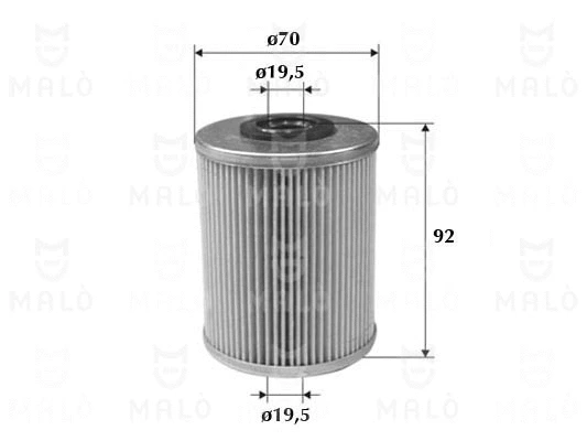 Filtre à carburant AKRON-MALÒ 1520024