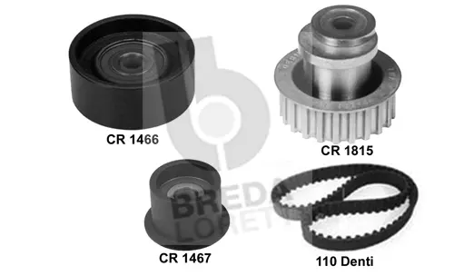 Kit de courroie crantée BREDA LORETT KCD0717