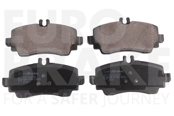 Kit de plaquettes de frein, frein à disque EUROBRAKE 5502223333