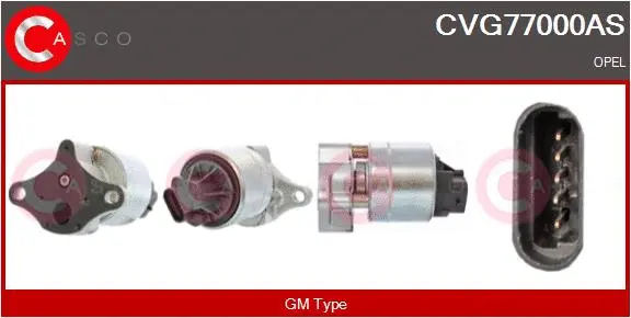 Vanne EGR CASCO CVG77000AS