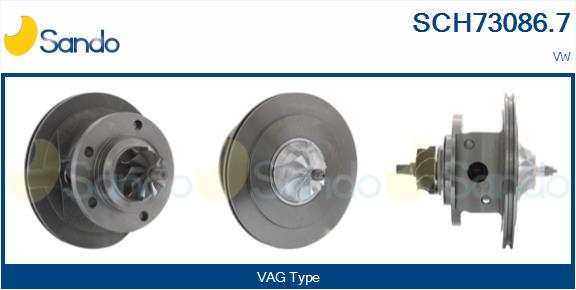 Groupe carter, turbocompresseur SANDO SCH73086.7