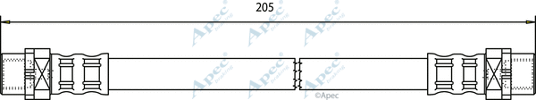 Flexible de frein APEC HOS3589