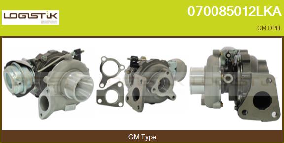 Turbocompresseur, suralimentation LGK 070085012LKA