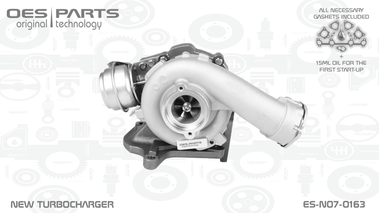 Turbocompresseur, suralimentation OES PARTS ES-N07-0163