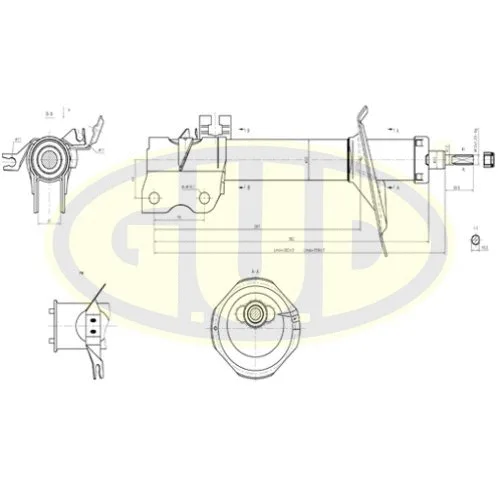 Amortisseur G.U.D. GSA334360