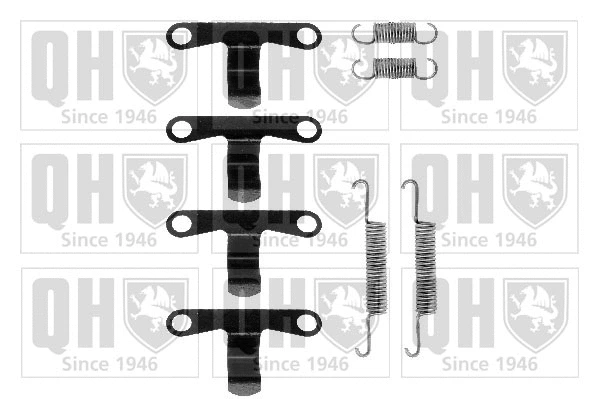 Kit d'accessoires, mâchoires de frein de stationnement QUINTON HAZELL BFK336
