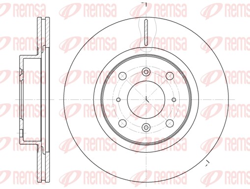 Disque de frein REMSA 6484.10