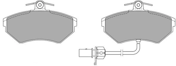 Kit de plaquettes de frein, frein à disque FREMAX FBP-1050