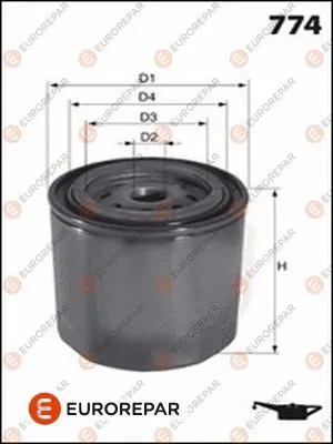 Filtre à huile EUROREPAR 1637767780