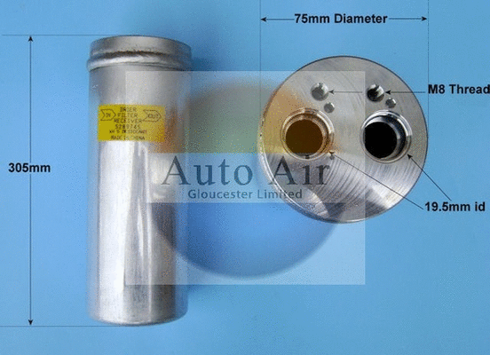 Filtre déshydratant, climatisation AUTO AIR GLOUCESTER 31-0036