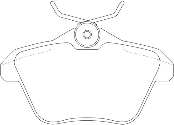 Kit de plaquettes de frein, frein à disque SB BP41104