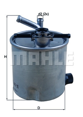 Filtre à carburant WILMINK GROUP WG2325958