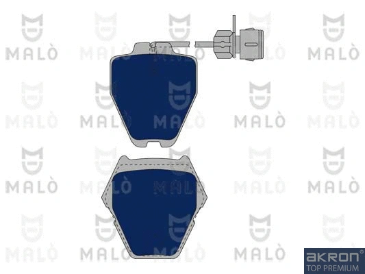 Kit de plaquettes de frein, frein à disque AKRON-MALÒ 1050782