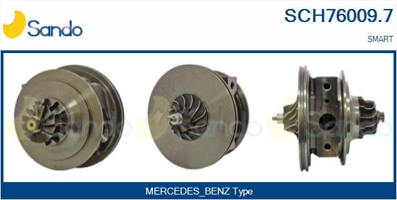 Groupe carter, turbocompresseur SANDO SCH76009.7