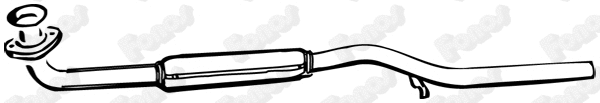 Silencieux avant FONOS 310175