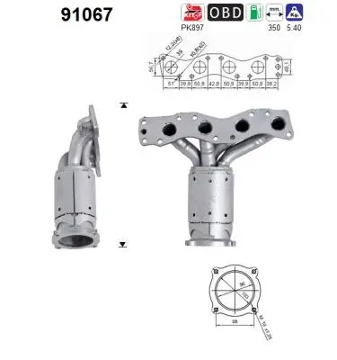 Catalyseur AS 91067