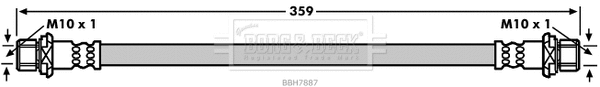 Flexible de frein BORG & BECK BBH7887