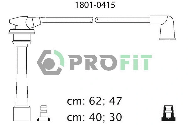 Kit de câbles d'allumage PROFIT 1801-0415