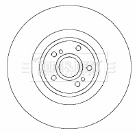 Disque de frein BORG & BECK BBD5773S