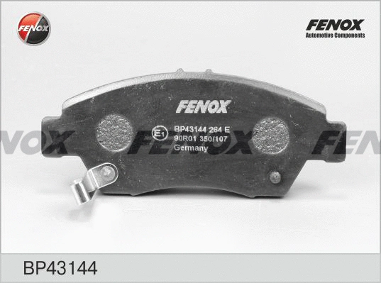 Kit de plaquettes de frein, frein à disque FENOX BP43144