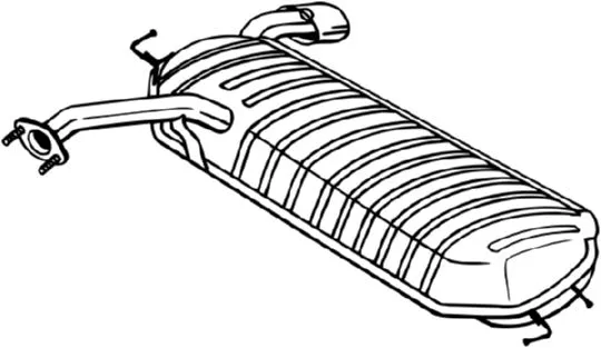 Silencieux arrière BOSAL 165-069