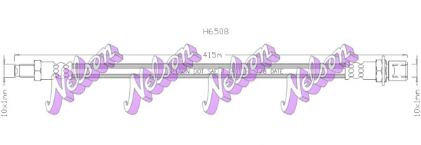 Flexible de frein KAWE H6508