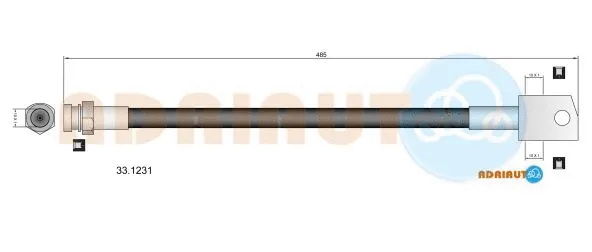 Flexible de frein ADRIAUTO 33.1231