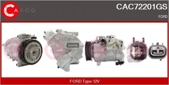Compresseur, climatisation CASCO CAC72201GS