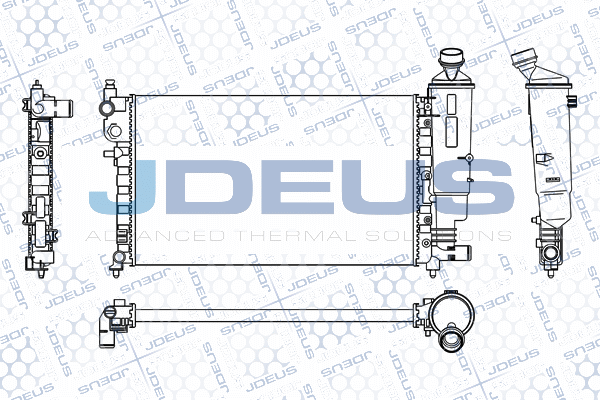 Radiateur, refroidissement du moteur JDEUS M-0210290