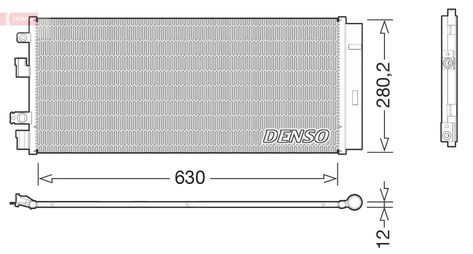 Condenseur, climatisation DENSO DCN20018