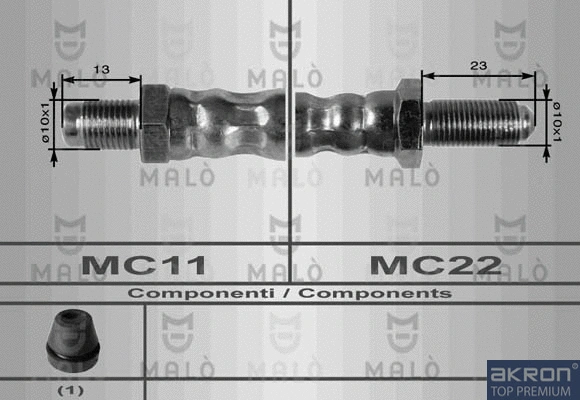 Flexible de frein AKRON-MALÒ 8460